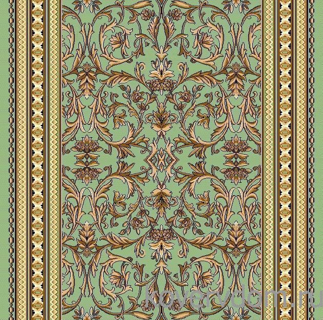 Ковровая дорожка Кремлевская 39-03 светло-зеленая