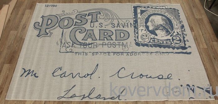 Ковер- циновка COTTAGE 4527 9A01wool blue